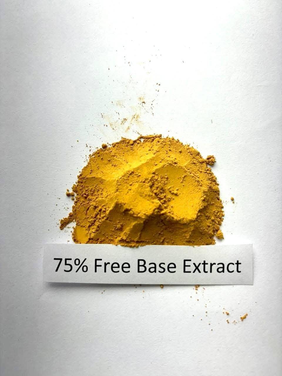 75% Free Base Extract